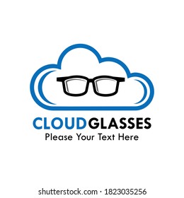 Ilustración del logotipo del símbolo de las copas de nube.