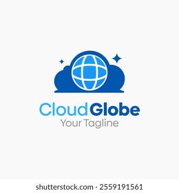 Cloud Globe Logo Design Template. Good for Business, Agency, Community and Organization.