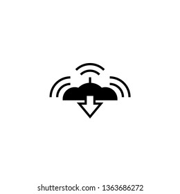 Cloud glyph icon