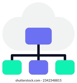 Cloud Governance Icon for uiux, infographic