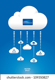 cloud graph vector