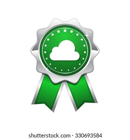 Cloud Green Vector Icon Design