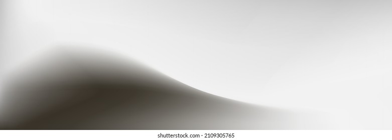 Cloud Grey Smooth Weather Water Gradient Mesh. Blurry Flow Cloudy Wavy Smog Gradient Background. Gray Silver Metal Curve Pastel Fluid Design Pic. White Sky Smoke Light Liquid Monochrom Background.