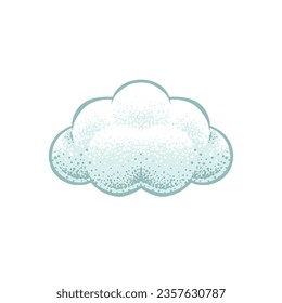 Cloud Hand Drawn Icon Illustration