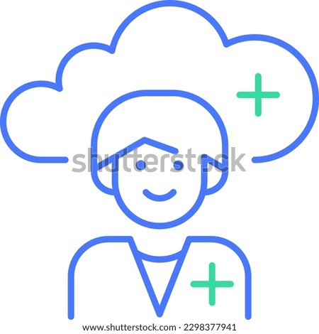 Cloud Health line icon Set is designed with suitable visuals for all medical and healthcare