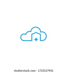 Cloud-Home-Pflege-Konzept - Symbol