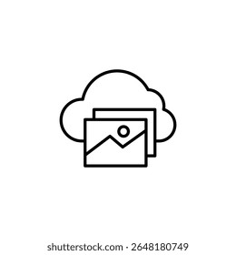 Cloud Hosting For Images And Media Files With Transparent Background