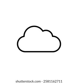 Cloud icon Art design illustration