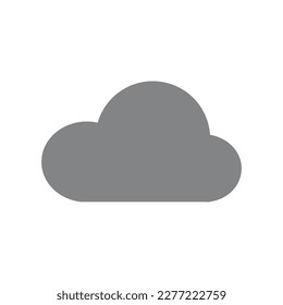 Diseño relleno negro de icono en la nube