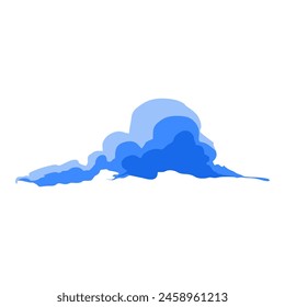 The cloud icon is blue on a white background