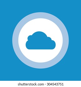 Cloud icon in circle