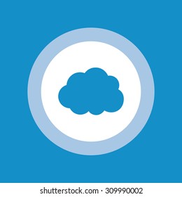 Cloud icon in circle