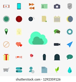 cloud icon. color web icons universal set for web and mobile