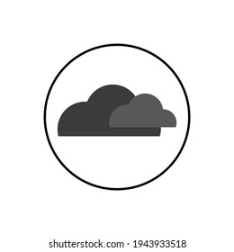 cloud icon. Data storage symbol. vector illustration.  