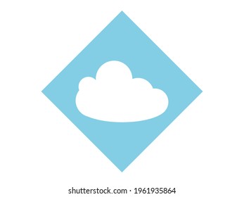 Cloud icon, Database, download - Vector