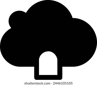 DISEÑO DE ICONOS DE NUBE, RECURSO GRÁFICO