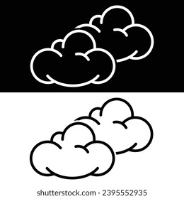 Cloud icon design, illustration design