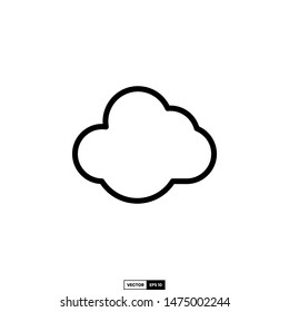 Cloud icon, design inspiration vector template for interface and any purpose