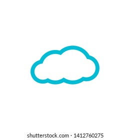 cloud icon icon design template. Trendy style, vector eps 10
