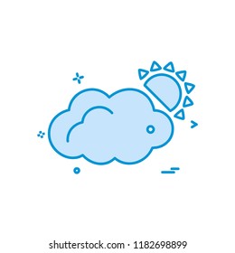 Cloud icon design vector
