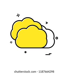 Cloud icon design vector