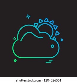 Cloud icon design vector