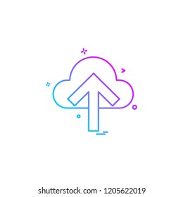 Cloud icon design vector