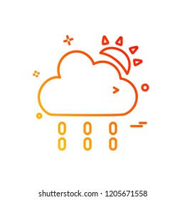 Cloud icon design vector