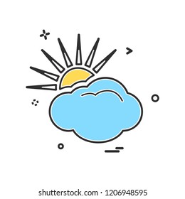 Cloud icon design vector