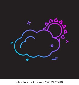 Cloud icon design vector