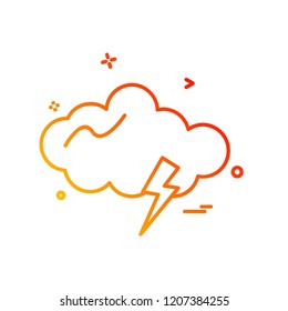 Cloud icon design vector