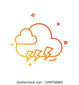 Cloud icon design vector