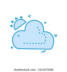 Cloud icon design vector