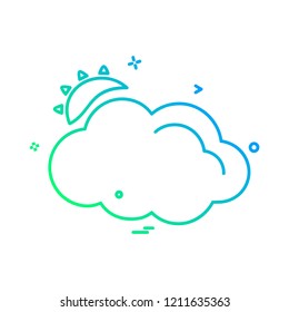 Cloud icon design vector