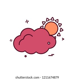Cloud icon design vector