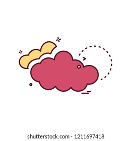 Cloud icon design vector