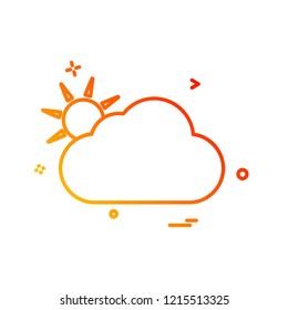 Cloud icon design vector