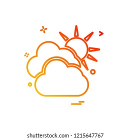 Cloud icon design vector