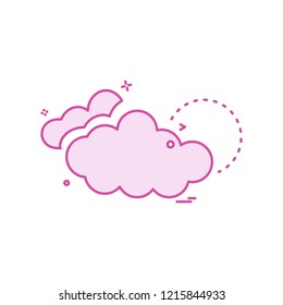 Cloud icon design vector
