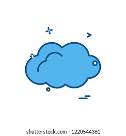 Cloud icon design vector