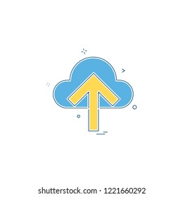Cloud icon design vector