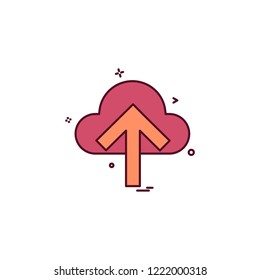 Cloud icon design vector