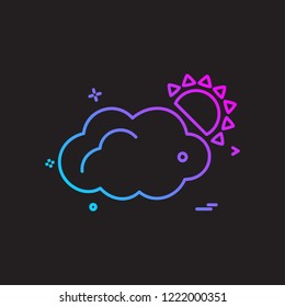 Cloud icon design vector