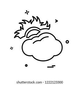 Cloud icon design vector