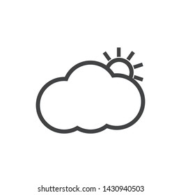 cloud icon design, vector eps10