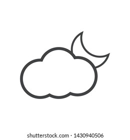 cloud icon design, vector eps10