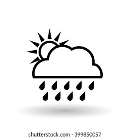 cloud icon design, vector illustration