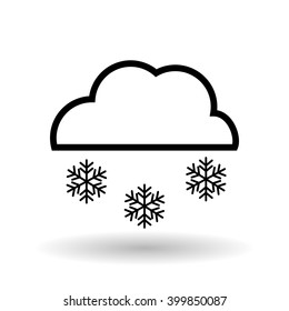 cloud icon design, vector illustration