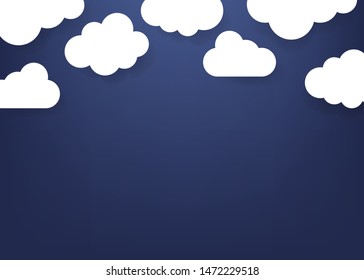 Cloud icon drawing element. Cloud background. Cloud icon. Vector background. Clouds vector collection. Vector