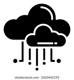 Cloud Icon Element For Design